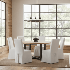 GIORGIA RECLAIMED TEAK ROUND DINING TABLE - Padma's Plantation