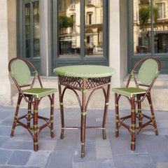 Paris Bistro Bar Table - Green - Padma's Plantation