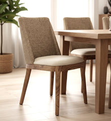 Set 2 - Paxon Woven Dining Chair - Cloud - Padma's Plantation