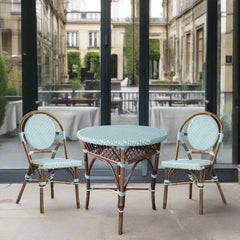 SET OF 2 - Paris Bistro Chair - Blue - Padma's Plantation