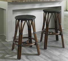 MARSEILLE BISTRO BARSTOOL - BLACK - Padma's Plantation