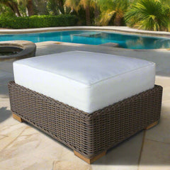 NAUTILUS OUTDOOR OTTOMAN - Padma's Plantation