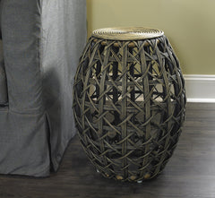 OPEN WEAVE END TABLE - Padma's Plantation
