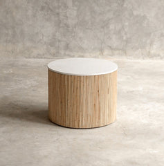 Willow Coffee Tables - Set of 2 - White - Padma's Plantation