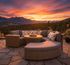 BARBADOS OUTDOOR ROUNDED SOFA - Padma's Plantation