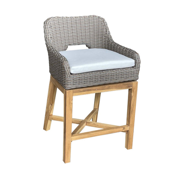 DUNES OUTDOOR SWIVEL COUNTER STOOL - Padma's Plantation