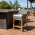 DUNES OUTDOOR SWIVEL COUNTER STOOL - Padma's Plantation