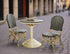 SET OF 2 - FRENCH BISTRO CHAIR - BLACK/BEIGE - Padma's Plantation