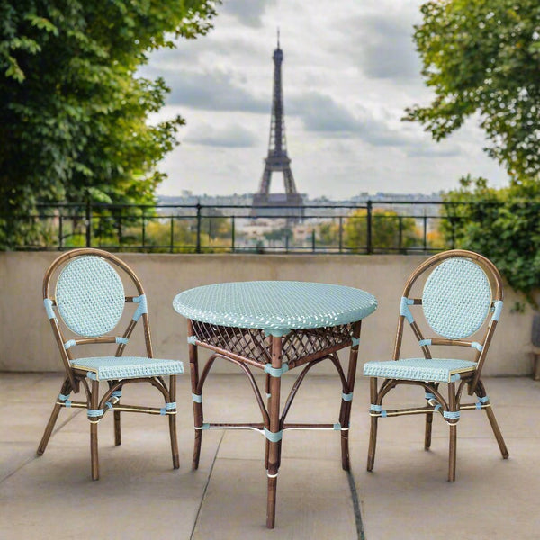 SET OF 2 - Paris Bistro Chair - Blue - Padma's Plantation