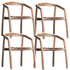 SET OF 4 - TOULOUSE OUTDOOR DINING CHAIRS - Padma's Plantation
