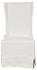 Atlantic Beach Wing Dining Chair - Slipcover only - Sunbleached White - Padma's Plantation