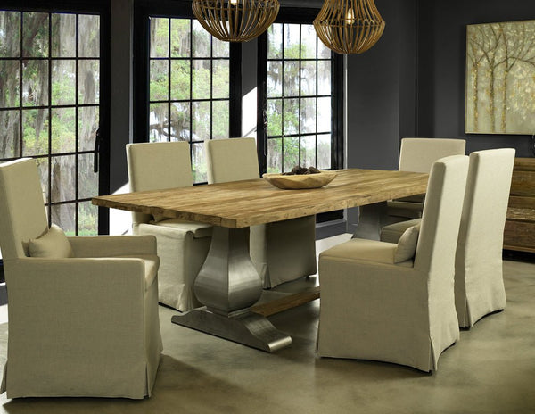 ISL13-102 ISLAND ESTATE RECLAIMED TEAK DINING TABLE - Padma's Plantation