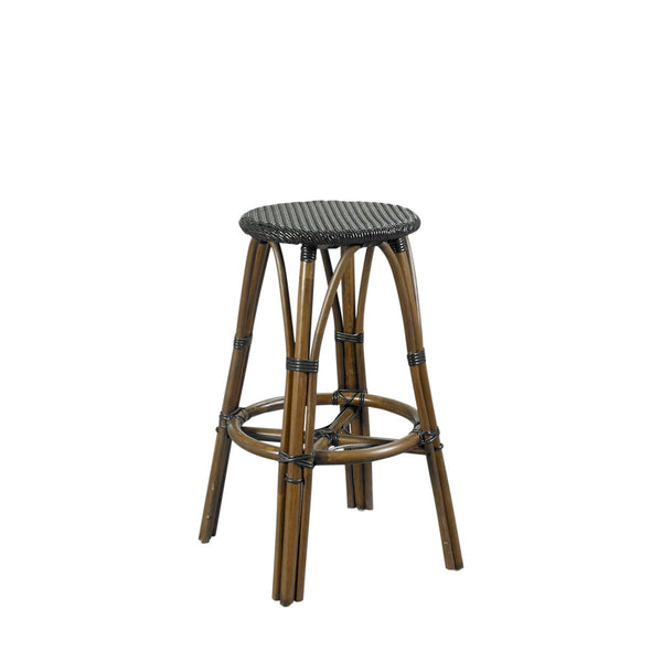 MARSEILLE BISTRO BARSTOOL - BLACK - Padma's Plantation