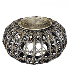OPEN WEAVE OTTOMAN