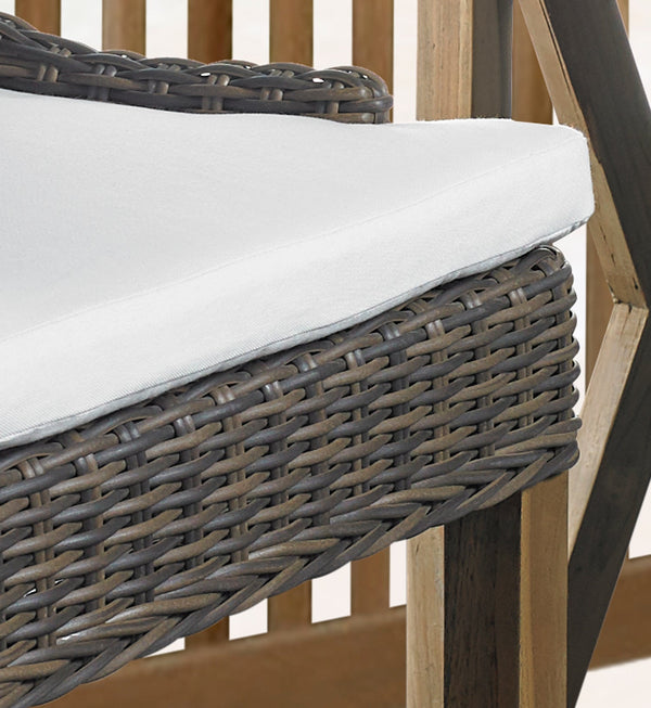 OUTDOOR ALFRESCO COUNTER STOOL - CROCODILE RATTAN - Padma's Plantation