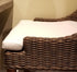 OUTDOOR ALFRESCO COUNTER STOOL - CROCODILE RATTAN - Padma's Plantation