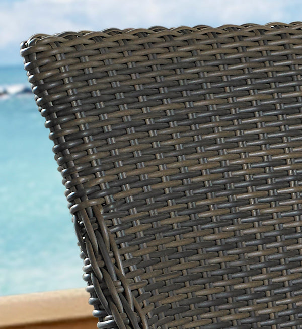 OUTDOOR ALFRESCO COUNTER STOOL - CROCODILE RATTAN - Padma's Plantation