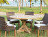 Outdoor Alfresco Dining Chair - Crocodile Rattan - Padma's Plantation