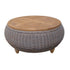OUTDOOR PARADISE OTTOMAN WITH TEAK WOOD TOP - Padma's Plantation