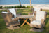 OUTDOOR WING / SWIVEL ROCKING CHAIR - Padma's Plantation
