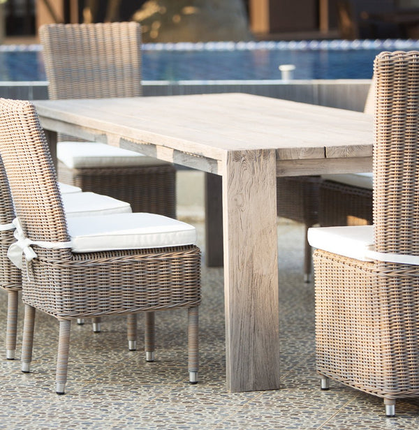 RALPH RECLAIMED TEAK OUTDOOR DINING TABLE - 84