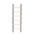 RATTAN DECORATIVE LADDER - BLACK/NATURAL - Padma's Plantation