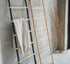 RATTAN DECORATIVE LADDER - BLACK/NATURAL - Padma's Plantation