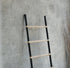 RATTAN DECORATIVE LADDER - BLACK/NATURAL - Padma's Plantation