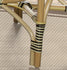 SET OF 2 - FRENCH BISTRO CHAIR -BLACK/BEIGE - Padma's Plantation