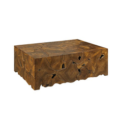 TEAK ROOT RECTANGULAR COFFEE TABLE