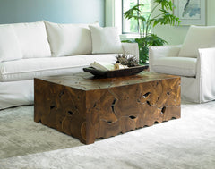 TEAK ROOT RECTANGULAR COFFEE TABLE - Padma's Plantation