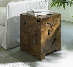 TEAK ROOT TALL END TABLE - TALL - Padma's Plantation